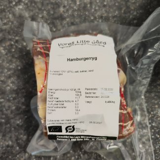 Hamburgerryg økologisk